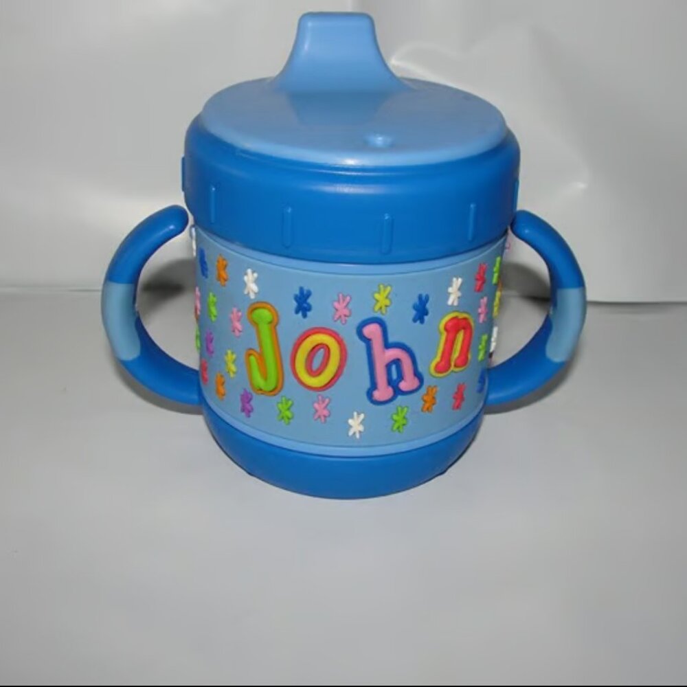 Toddler Personalized JOHN Sippy Cup Toddler Non Spill